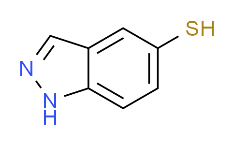 CAS No. 569339-86-2, 1H-Indazole-5-thiol