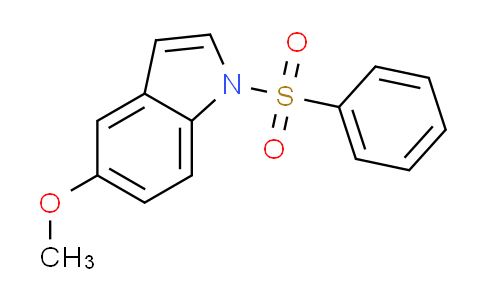 CAS No. 56995-12-1, 5-methoxy-1-(phenylsulfonyl)-1H-indole