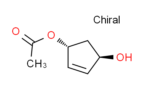 CAS No. 60410-17-5, (1R,4R)-4-hydroxycyclopent-2-en-1-yl acetate