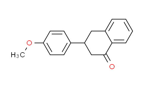 CAS No. 61696-79-5, 3-(4-methoxyphenyl)-3,4-dihydronaphthalen-1(2H)-one