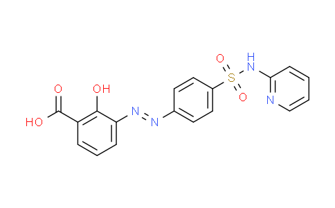 CAS No. 66364-71-4, 2-hydroxy-3-[2-[4-(pyridine-2-ylsulphamoyl)phenyl]diazenyl]benzoic acid