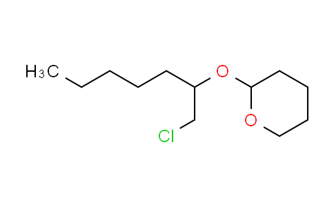CAS No. 678992-51-3, 2-((1-chloroheptan-2-yl)oxy)tetrahydro-2H-pyran
