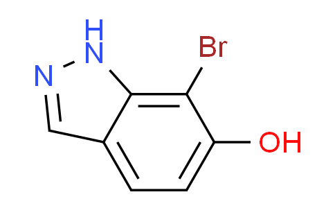 CAS No. 705927-37-3, 7-Bromo-1H-indazol-6-ol