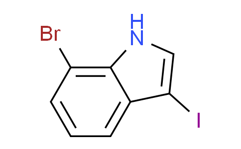 CAS No. 793727-95-4, 7-Bromo-3-iodo-1H-indole