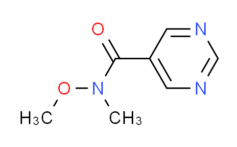 CAS No. 823189-68-0, N-Methoxy-N-methylpyrimidine-5-carboxamide