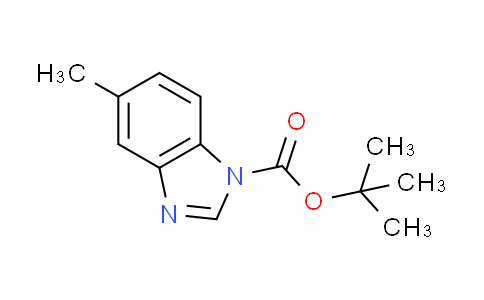 CAS No. 863877-81-0, 1H-Benzimidazole-1-carboxylic acid, 5-methyl-, 1,1-dimethylethyl ester