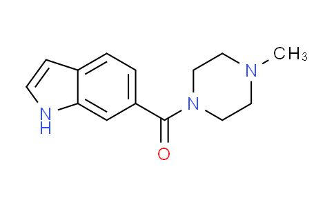 CAS No. 870655-67-7, Piperazine, 1-(1H-indol-6-ylcarbonyl)-4-methyl-