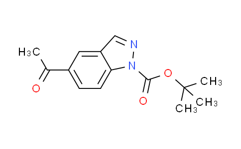 CAS No. 877264-73-8, 1H-Indazole-1-carboxylic acid, 5-acetyl-, 1,1-dimethylethyl ester
