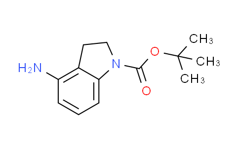 CAS No. 885272-42-4, 1H-Indole-1-carboxylic acid, 4-amino-2,3-dihydro-, 1,1-dimethylethyl ester