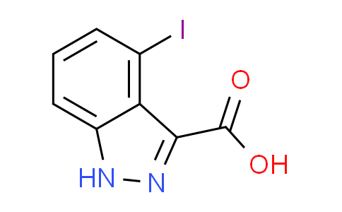 CAS No. 885518-74-1, 4-Iodo-1H-indazole-3-carboxylic acid