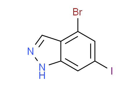 CAS No. 885518-97-8, 4-bromo-6-iodo-1H-indazole