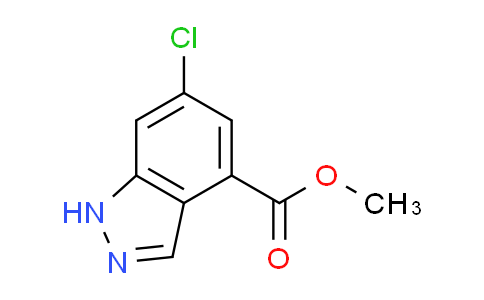 CAS No. 885519-72-2, Methyl 6-chloro-1H-indazole-4-carboxylate