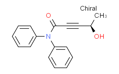 CAS No. 899809-61-1, (R)-4-hydroxy-N,N-diphenylpent-2-ynamide