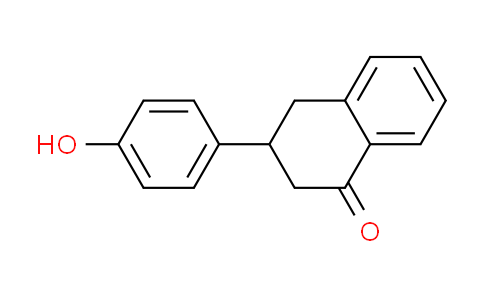 CAS No. 90035-32-8, 3-(4-hydroxyphenyl)-3,4-dihydronaphthalen-1(2H)-one