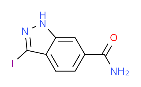 CAS No. 906000-45-1, 1H-Indazole-6-carboxamide, 3-iodo-