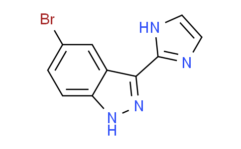 CAS No. 911305-83-4, 1H-Indazole, 5-bromo-3-(1H-imidazol-2-yl)-