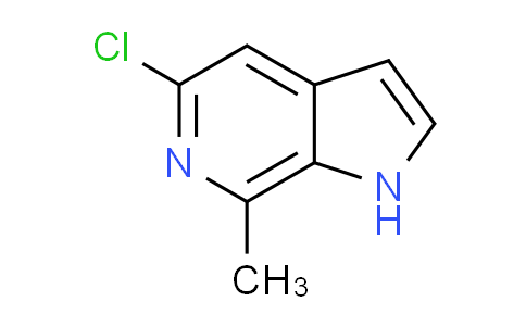 CAS No. 930790-54-8, 1H-Pyrrolo[2,3-c]pyridine, 5-chloro-7-methyl-