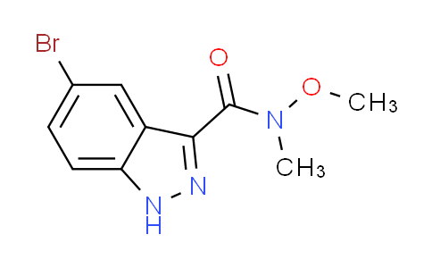 CAS No. 936132-60-4, 1H-Indazole-3-carboxamide, 5-bromo-N-methoxy-N-methyl-