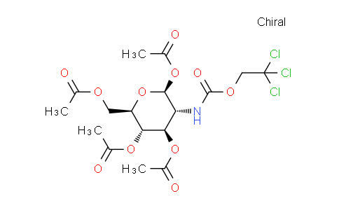 CAS No. 122210-05-3, 1,3,4,6-Tetra-O-acetyl-2-Deoxy-2-(2,2,2-trichloroethoxycarbonylamino)-β-D-glucopyranose