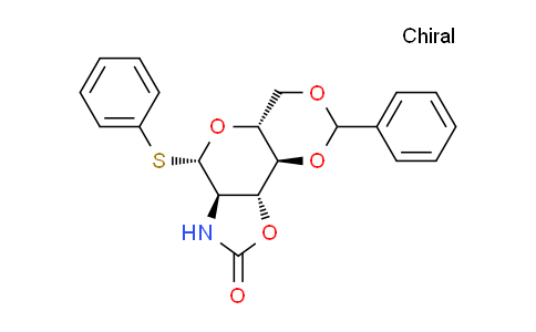 CAS No. 371123-25-0, N,3-O-Carbonyl-1-(phenylthio)-4-O,6-O-benzylidene-1-deoxy-beta-D-glucosamine