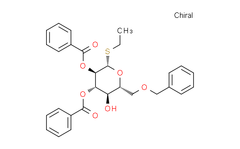 CAS No. 149521-64-2, Ethyl 2,3-di-O-benzoyl-6-O-benzyl-1-thio-β-D-glucopyranoside