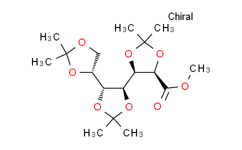 CAS No. 1595285-44-1, Methyl 2,3:4,5:6,7-tri-O-isopropylidene-D-glycero-D-gulo-heptonate
