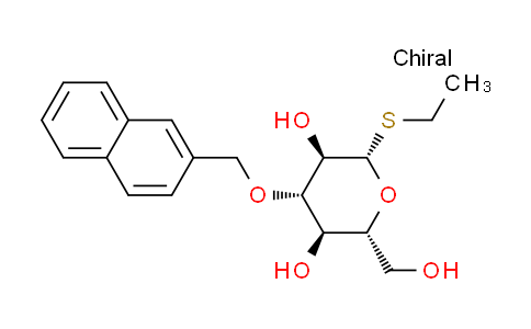 CAS No. 352008-08-3, Ethyl 3-O-(2-naphthyl)methyl-1-thio-β-D-glucopyranoside