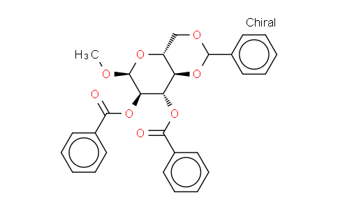 CAS No. 6748-91-0, Methyl 2,3-di-O-benzoyl-4,6-O-benzylidene-α-D-glucopyranoside