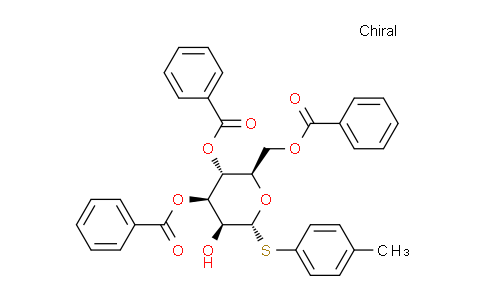 CAS No. 1882063-03-7, 4-Methylphenyl 3,4,6-tri-O-benzoyl-1-thio-α-D-mannopyranoside
