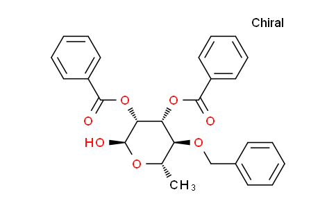 CAS No. 1421758-33-9, 2,3-di-O-benzoyl-4-O-benzyl-α-l-rhamnopyranose
