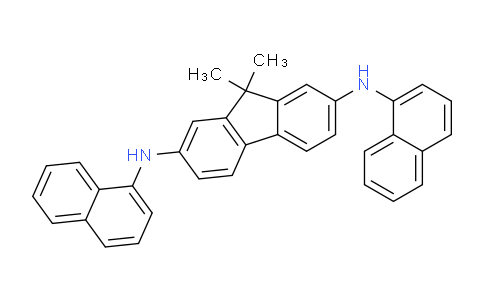DY587323 | 1353720-36-1 | 9,9-dimethyl-N2,N7-di(naphthalen-1-yl)-9H-fluorene-2,7-diamine