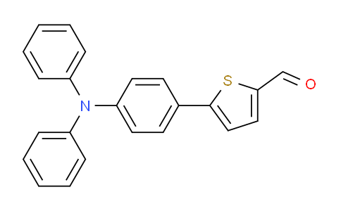 CAS No. 291279-14-6, 5-(4-(diphenylamino)phenyl)thiophene-2-carbaldehyde