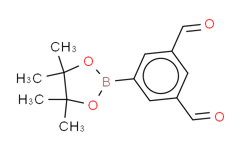 CAS No. 945865-80-5, 1,3-BENZENEDICARBOXALDEHYDE, 5-(4,4,5,5-TETRAMETHYL-1,3,2-DIOXABOROLAN-2-YL)-