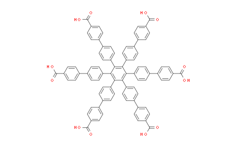 CAS No. 1374404-53-1, 3'',4'',5'',6''-Tetrakis(4'-carboxy[1,1'-biphenyl]-4-yl)[1,1':4',1'':2'',1''':4''',1''''-quinquephenyl]-4,4''''-dicarboxylic acid