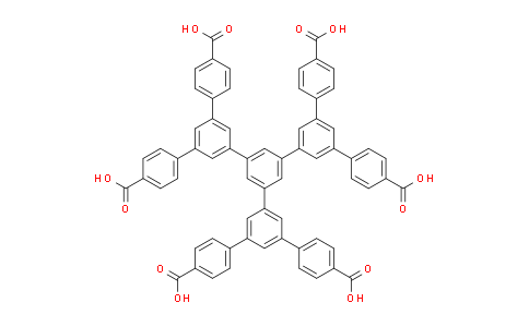 CAS No. 1331745-95-9, 5',5'''-Bis(4-carboxyphenyl)-5''-(4,4''-dicarboxy-[1,1':3',1''-terphenyl]-5'-yl)-[1,1':3',1'':3'',1''':3''',1''''-quinquephenyl]-4,4''''-dicarboxylic acid