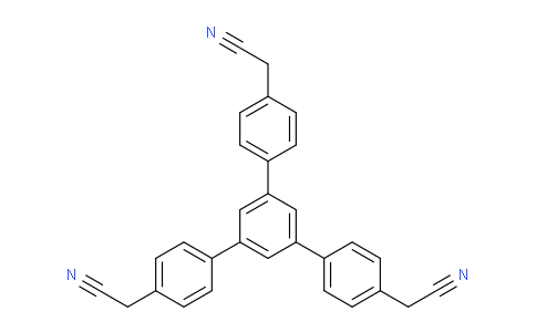 CAS No. 2311888-44-3, 2,2'-(5'-(4-(cyanomethyl)phenyl)-[1,1':3',1''-terphenyl]-4,4''-diyl)diacetonitrile