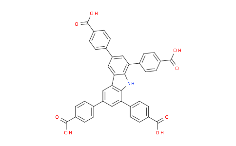 CAS No. 2097131-99-0, 4,4',4'',4'''-(9H-Carbazole-1,3,6,8-tetrayl)tetrabenzoic acid