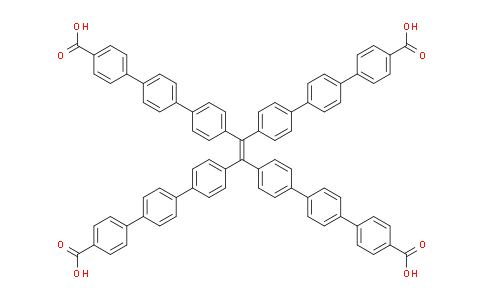 CAS No. 1643112-50-8, (Ethene-1,1,2,2-tetrayltetrakis([1,1':4',1''-terphenyl]-4'',4-diyl))tetraformic acid