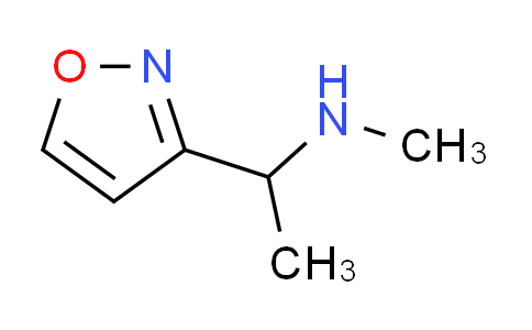 CAS No. 893763-10-5, 1-(3-isoxazolyl)-N-methylethanamine