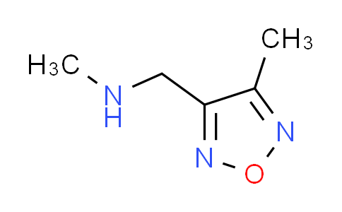 CAS No. 588730-16-9, N-methyl-1-(4-methyl-1,2,5-oxadiazol-3-yl)methanamine