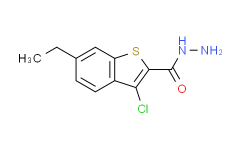 CAS No. 351000-82-3, 3-chloro-6-ethyl-1-benzothiophene-2-carbohydrazide