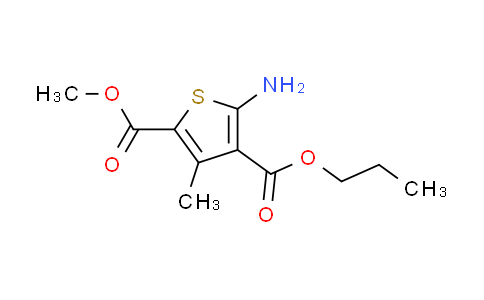 CAS No. 438532-72-0, 2-methyl 4-propyl 5-amino-3-methylthiophene-2,4-dicarboxylate
