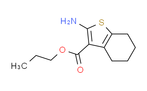 CAS No. 302561-09-7, propyl 2-amino-4,5,6,7-tetrahydro-1-benzothiophene-3-carboxylate