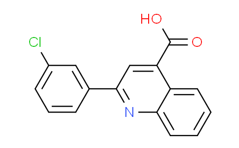 CAS No. 20389-10-0, 2-(3-chlorophenyl)quinoline-4-carboxylic acid