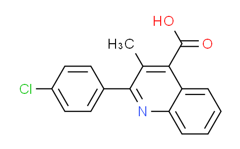 CAS No. 43071-47-2, 2-(4-chlorophenyl)-3-methylquinoline-4-carboxylic acid