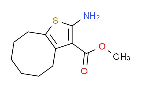 CAS No. 350996-90-6, methyl 2-amino-4,5,6,7,8,9-hexahydrocycloocta[b]thiophene-3-carboxylate