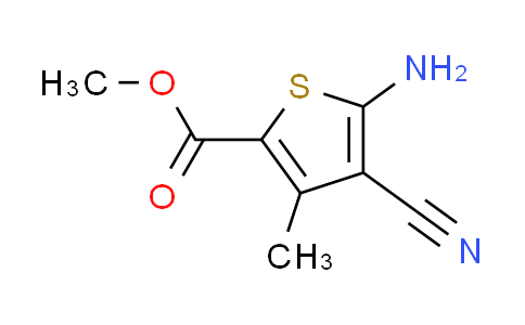 CAS No. 61320-65-8, methyl 5-amino-4-cyano-3-methylthiophene-2-carboxylate