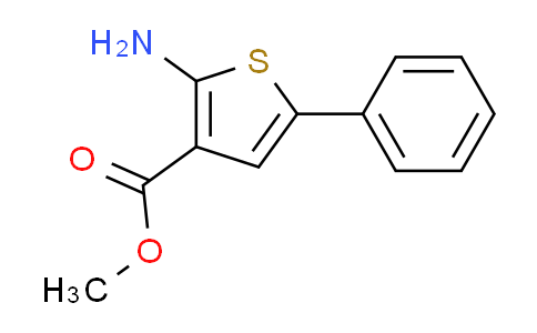 CAS No. 61325-02-8, methyl 2-amino-5-phenylthiophene-3-carboxylate