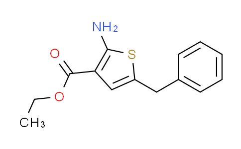 CAS No. 216686-60-1, ethyl 2-amino-5-benzylthiophene-3-carboxylate