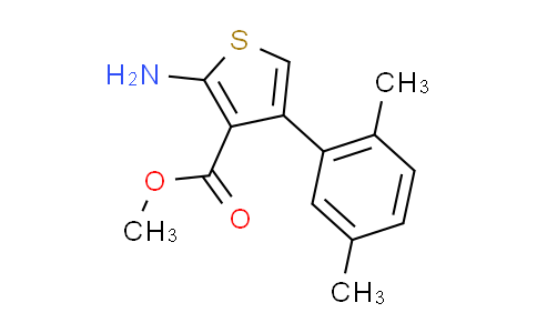 CAS No. 350990-26-0, methyl 2-amino-4-(2,5-dimethylphenyl)thiophene-3-carboxylate